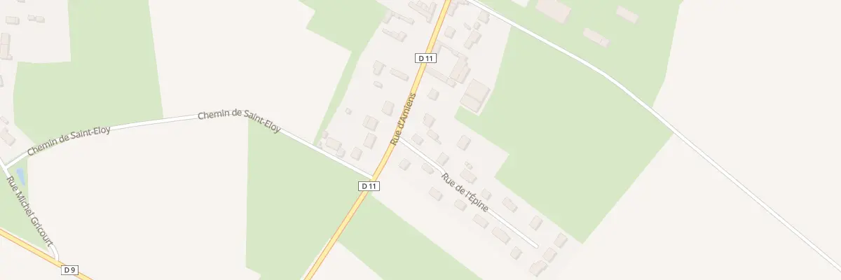 Plan du 1 Rue de l’Epine à Auchy-la-Montagne