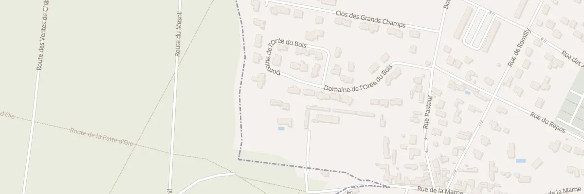 Plan du 11 Domaine de l’Oree du Bois au Mesnil-le-Roi
