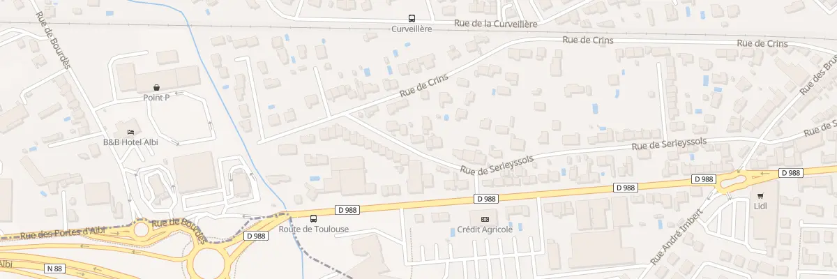 Plan du 108 Rue de Sérieyssols à Albi