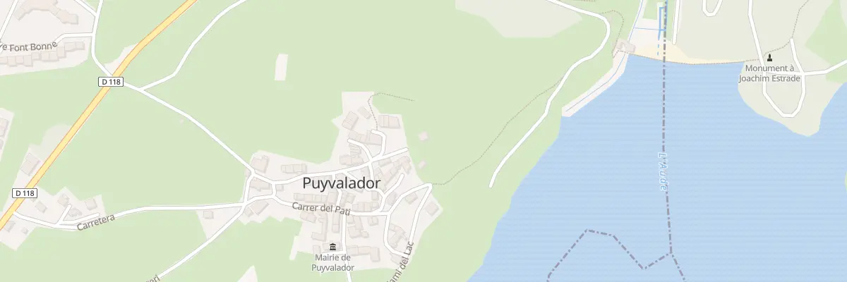 Plan du 40A Village de Puyvalador à Puyvalador
