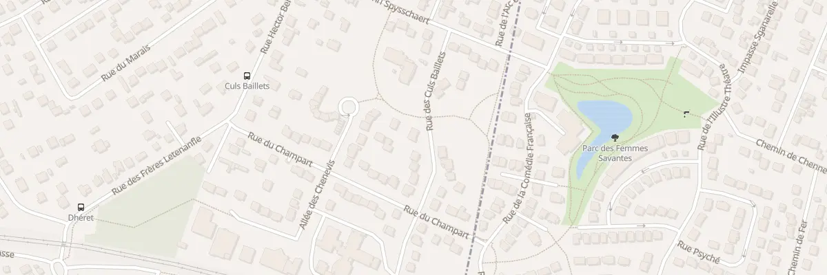 Plan du 21 Rue des Culs Baillets à Conflans-Sainte-Honorine