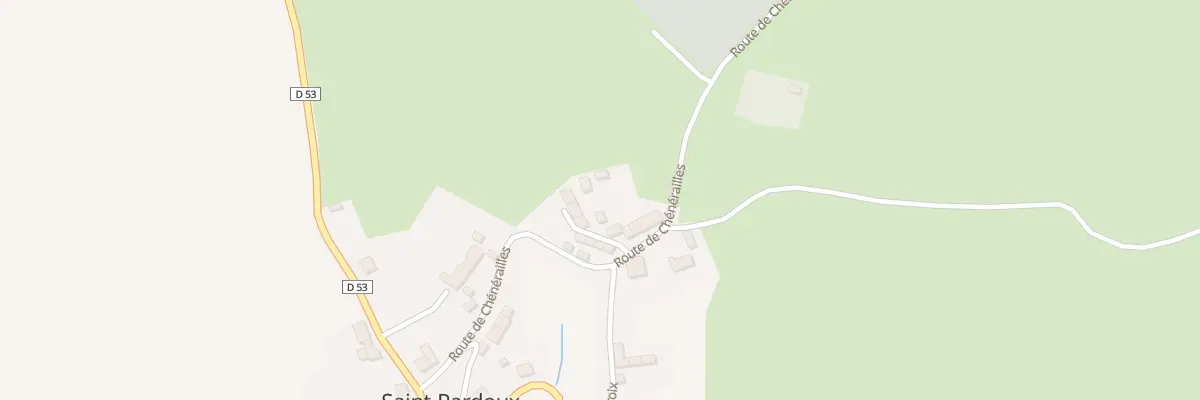 Plan du 35 Rte de Chenerailles à Saint-Pardoux-les-Cards