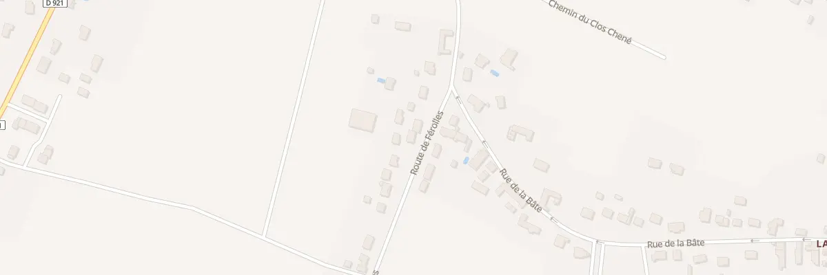 Plan du 28F Rte de Férolles à Jargeau