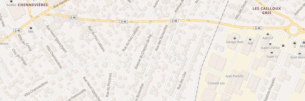 Plan du 10B Rue des Richevilles à Conflans-Sainte-Honorine
