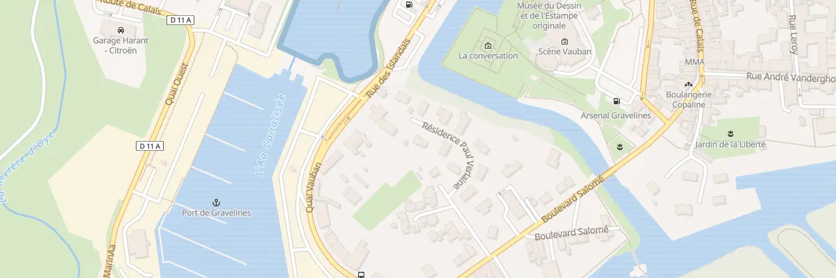 Plan du 3 Cité Paul Verlaine à Gravelines