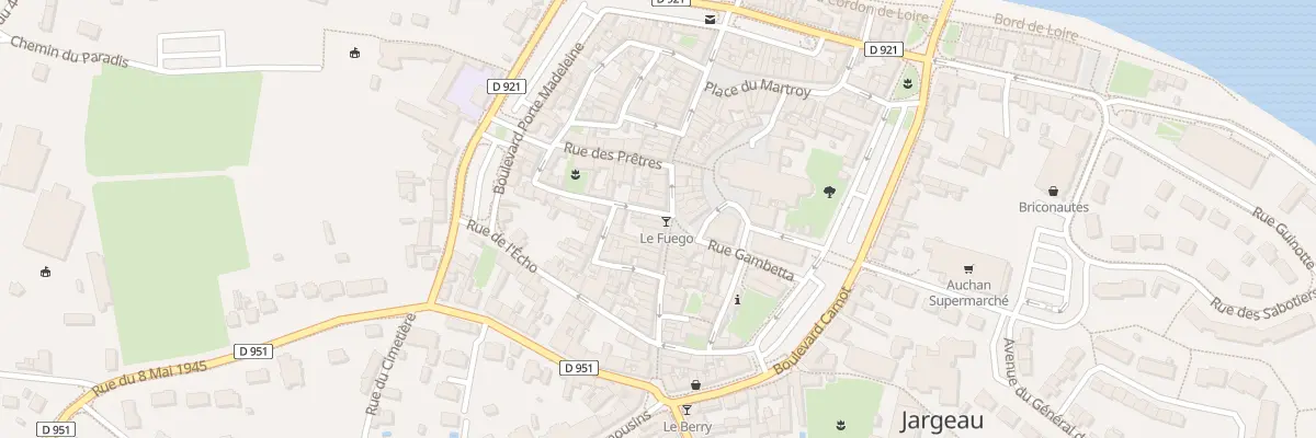 Plan du 34 Gr Grande Rue à Jargeau