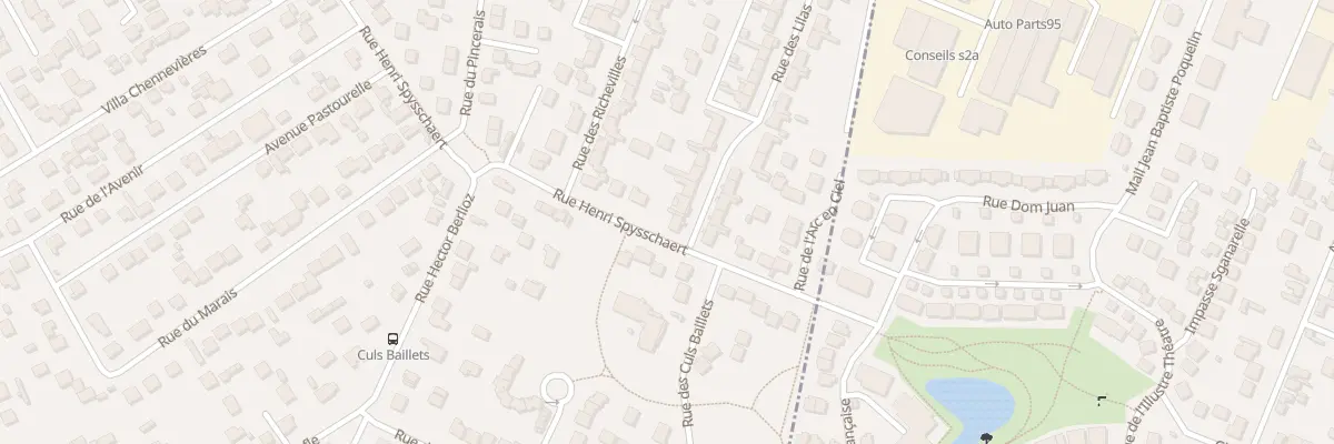 Plan du 50 Rue des Lilas à Conflans-Sainte-Honorine