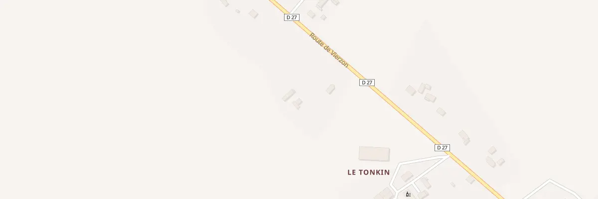 Plan du 23 Rte de Vierzon à Brinay