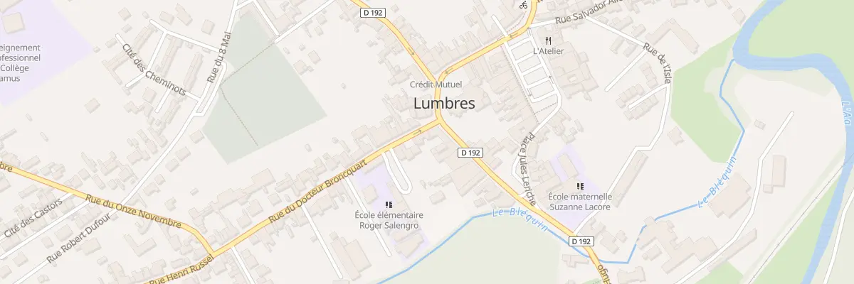 Plan du 3 Rue du Docteur Broncquart à Lumbres