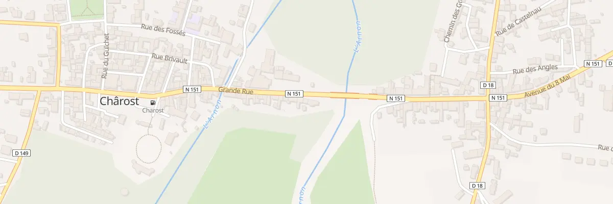Plan du 3 Grande Rue à Chârost