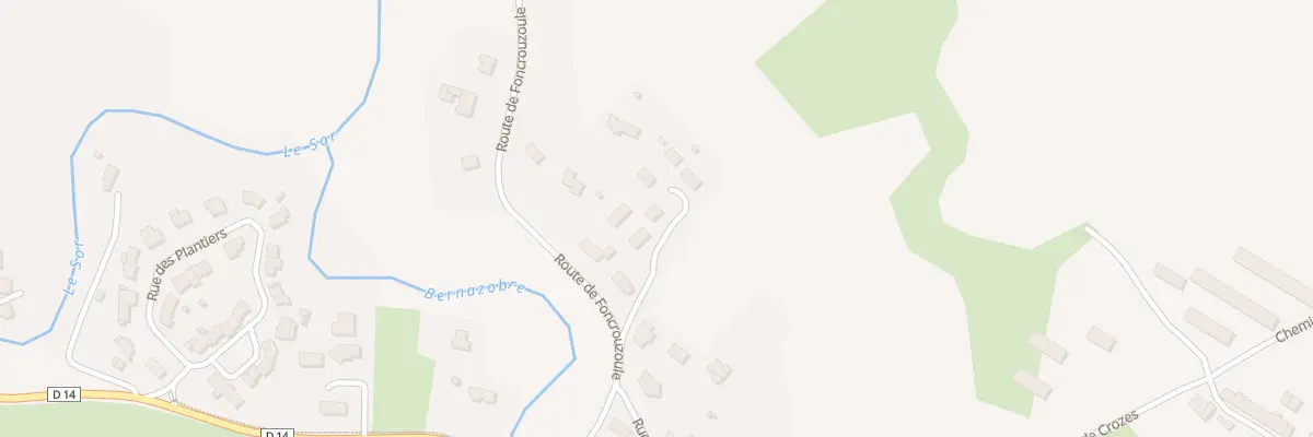 Plan du 7 Rue de Lavergne à Cambounet-sur-le-Sor