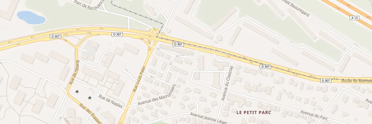 Plan du 12 All des Cytises au Chesnay-Rocquencourt
