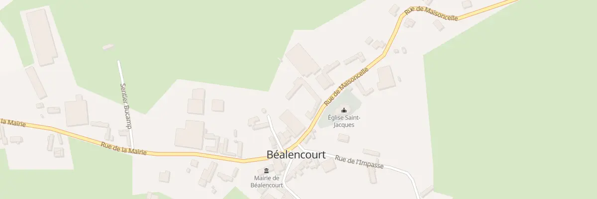 Plan du 42 Rue de Maisoncelle à Béalencourt