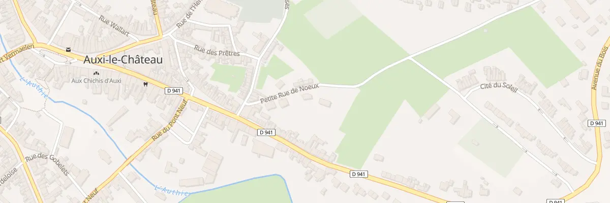 Plan du 4 Rue Petite Rue de Noeux à Auxi-le-Château