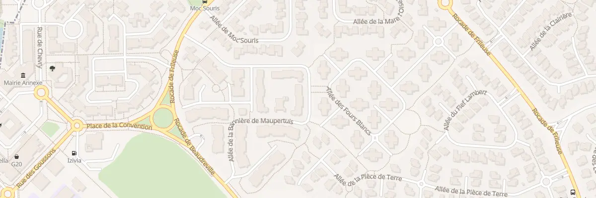 Plan du 84 All La Banniere de Maupertuis à Gif-sur-Yvette