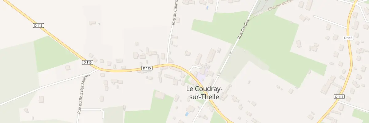 Plan du 6876 Rue Principale au Coudray-sur-Thelle