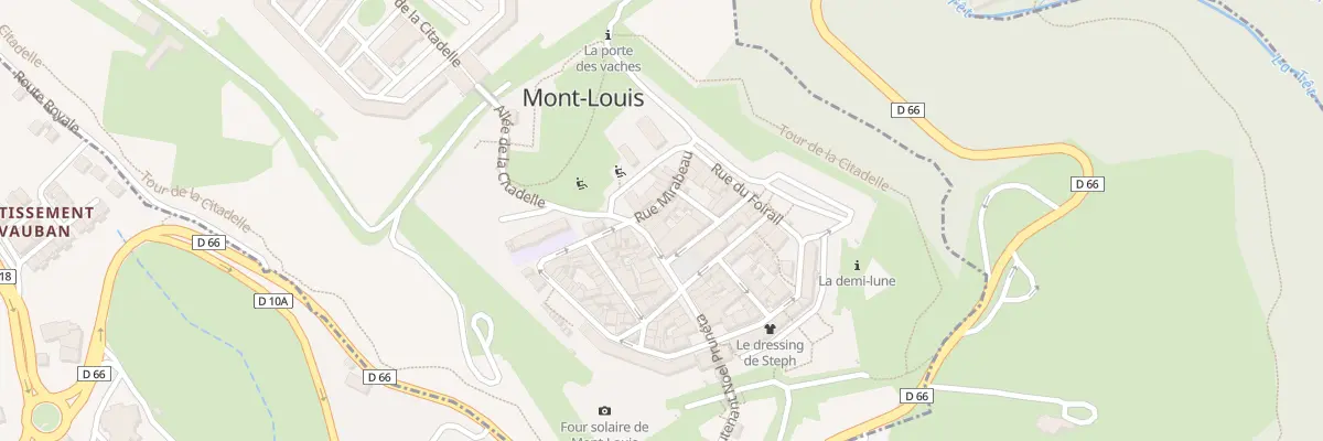 Plan du 10 Rue Lt Pruneta à Mont-Louis