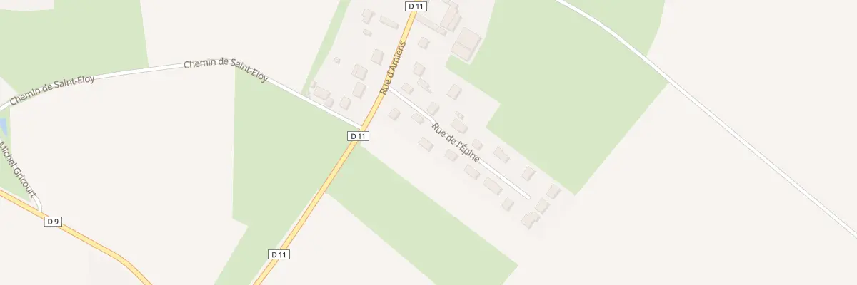 Plan du 2 Rue de l’Epine à Auchy-la-Montagne