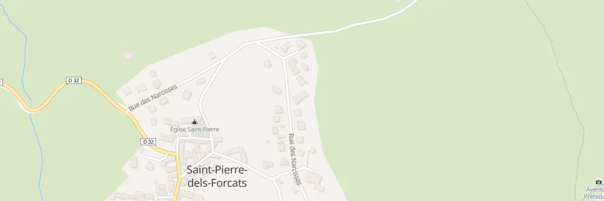 Plan du 2 Rte des Narcisses à Saint-Pierre-dels-Forcats