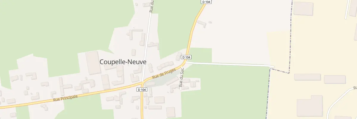Plan du 9 Rue de Fruges à Coupelle-Neuve