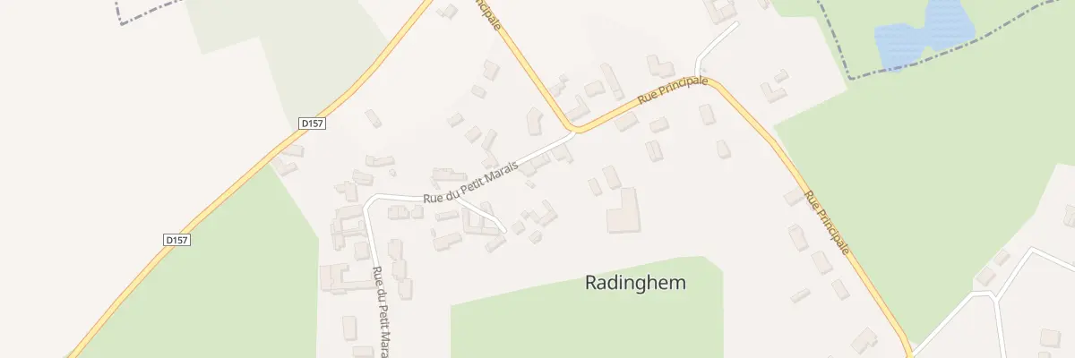 Plan du 3 Rue du Petit Marais à Radinghem