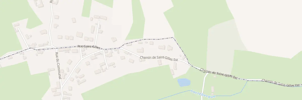 Plan du 294 Chem de Saint Gilles Est à Bayenghem-lès-Éperlecques