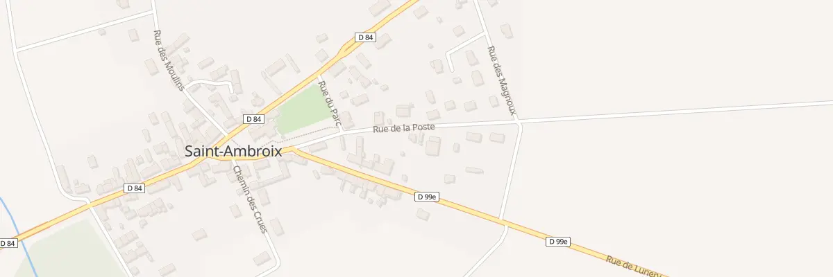 Plan du 2 Rue de la Poste à Saint-Ambroix