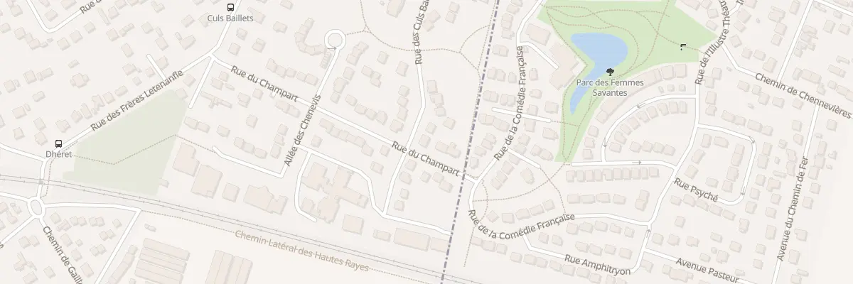 Plan du 10 Rue des Culs Baillets à Conflans-Sainte-Honorine