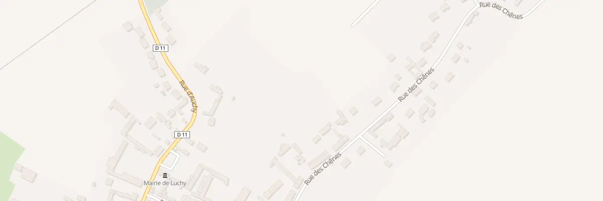 Plan du 11B Rue des Chênes à Luchy