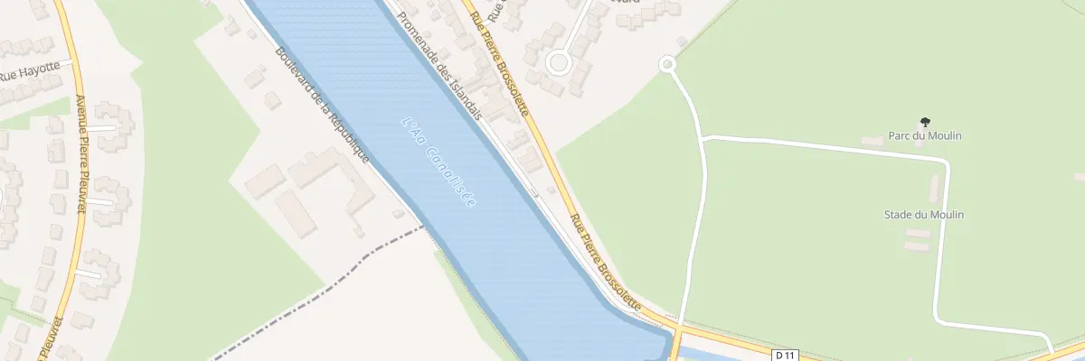 Plan du 206 Rue Pierre Brossolette à Gravelines
