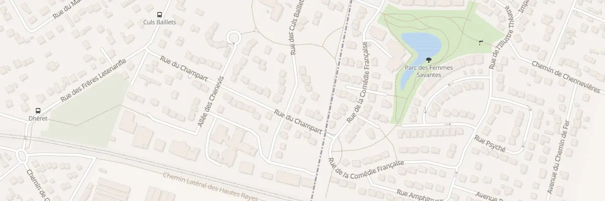 Plan du 12 Rue des Culs Baillets à Conflans-Sainte-Honorine