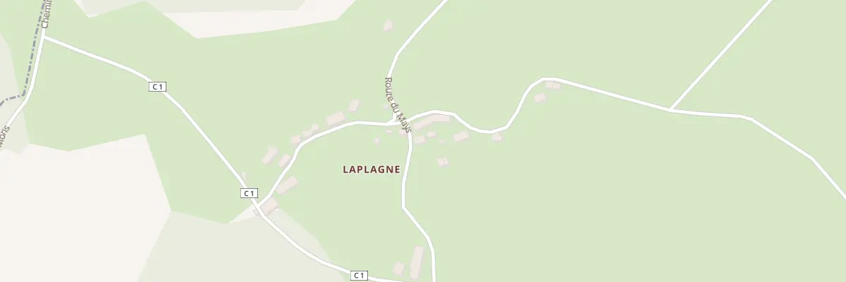 Plan du 2 Laplagne à Maussac