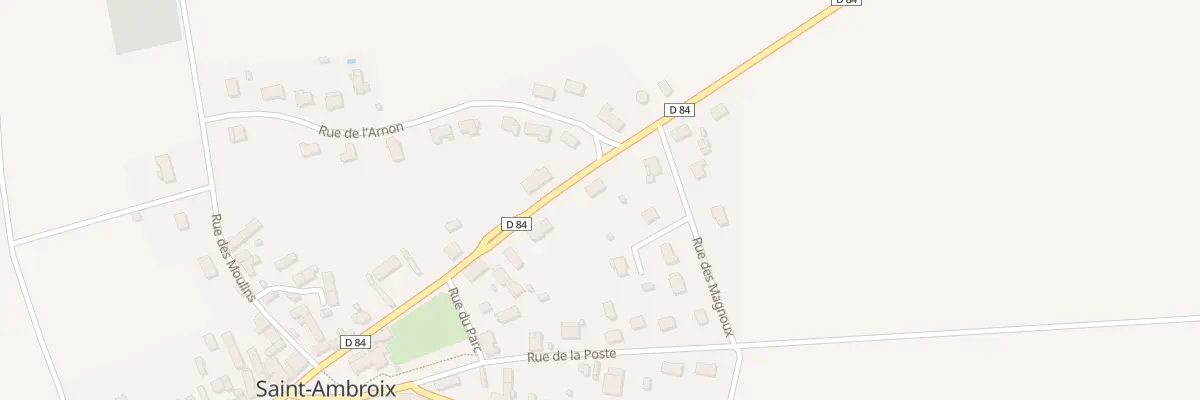 Plan du 10 Rue de l’Eglise à Saint-Ambroix
