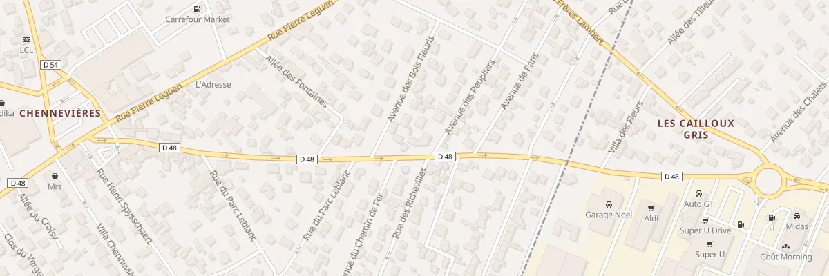 Plan du 45 Rue d’Herblay à Conflans-Sainte-Honorine