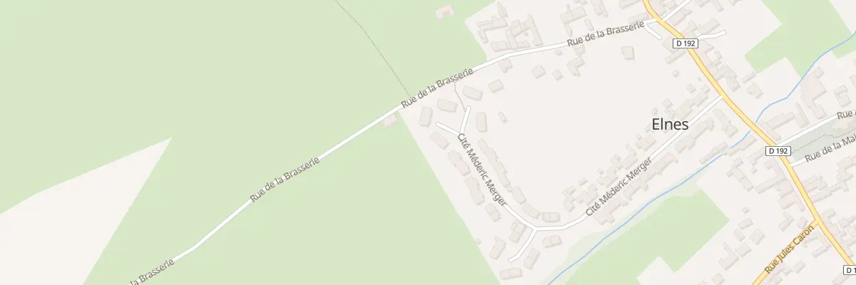 Plan du 69 Cité Médéric Merger à Elnes