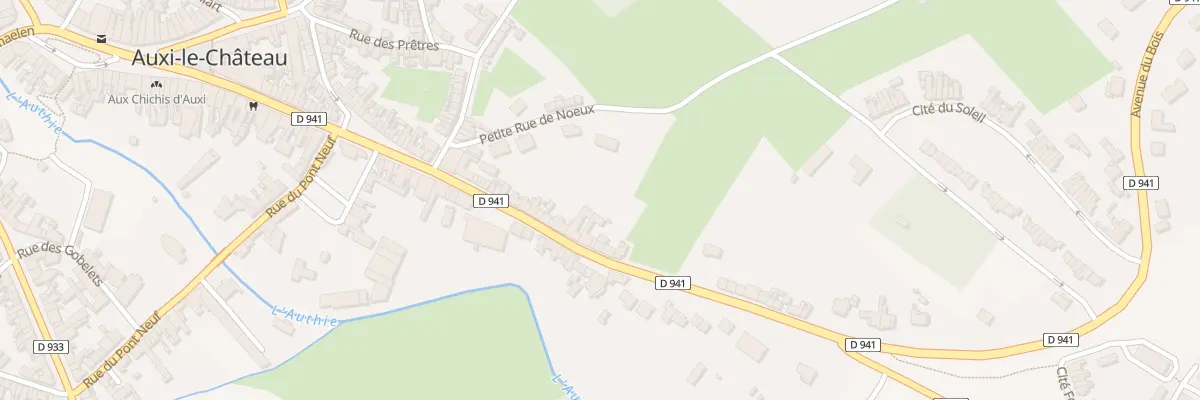 Plan du 83 Rue du Général de Gaulle à Auxi-le-Château