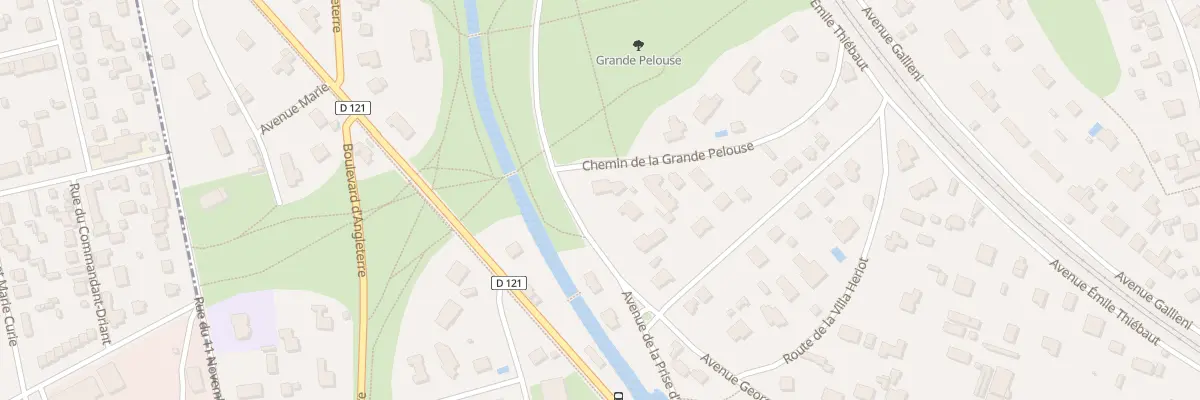 Plan du 21 Che La Grande Pelouse au Vésinet