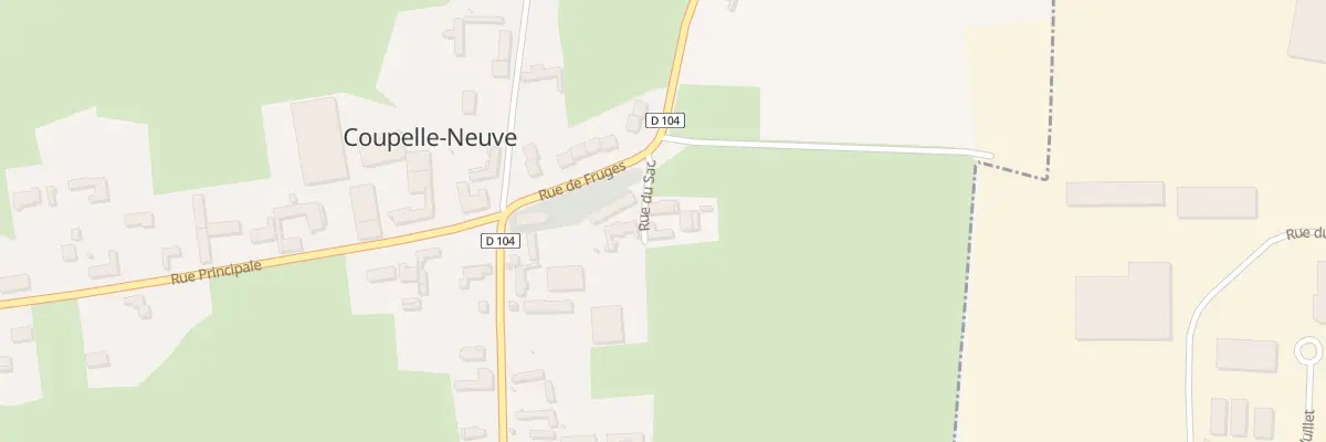 Plan du 3 Rue du Sac à Coupelle-Neuve