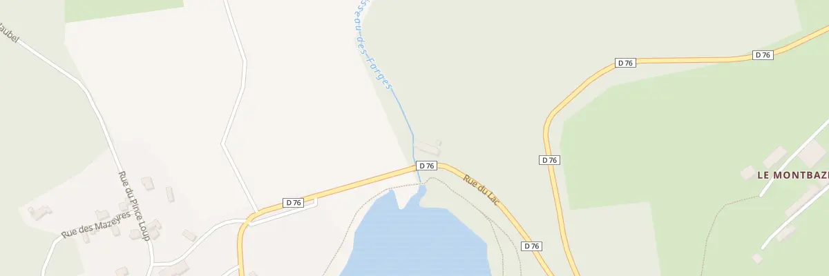 Plan du 5033 Le Bourg à Ambrugeat