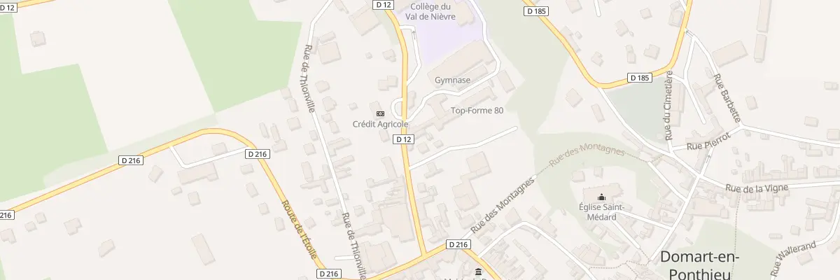 Plan du 10 Rue de la Prée à Domart-en-Ponthieu