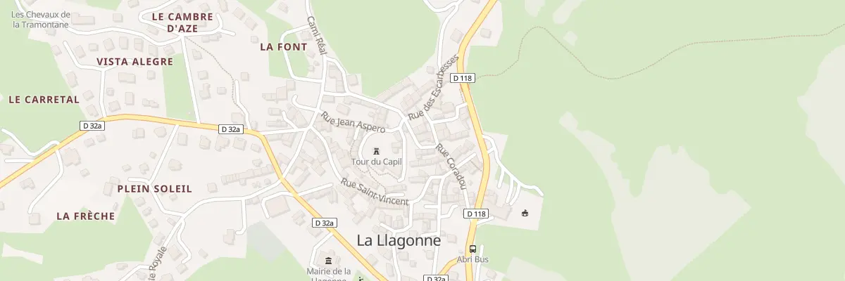 Plan du 4A Rue de la Fontaine à La Llagonne