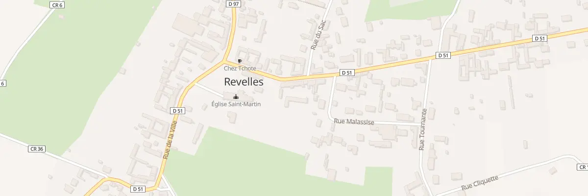 Plan du 6 Rue d’Amiens à Revelles