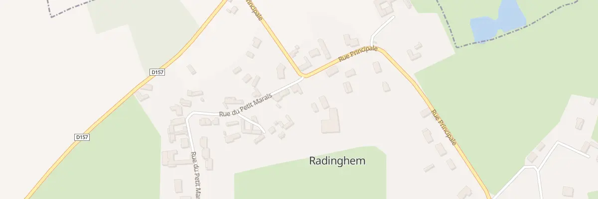 Plan du 1 Rue du Petit Marais à Radinghem
