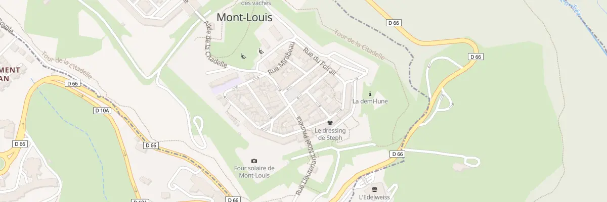 Plan du 4 Rue Victor Hugo à Mont-Louis