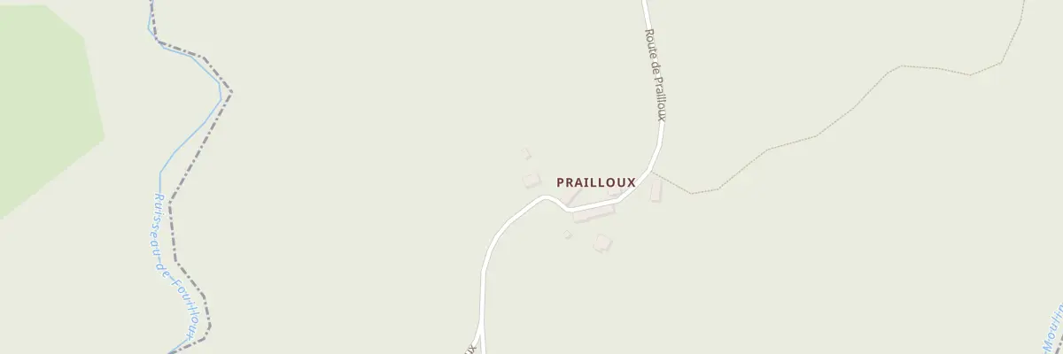Plan du 11 Rte de Prailloux à Moustier-Ventadour