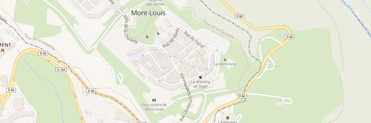 Plan du 6 Rue Victor Hugo à Mont-Louis