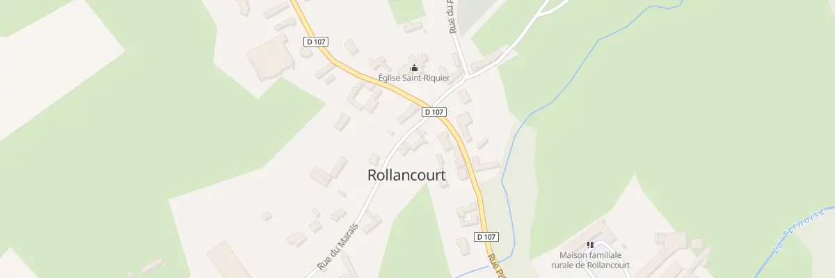 Plan du 2 Rue du Marais à Rollancourt