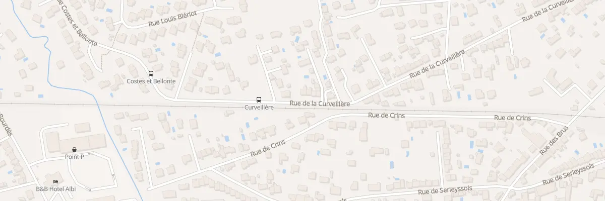 Plan du 132 Rue de la Curveillère à Albi