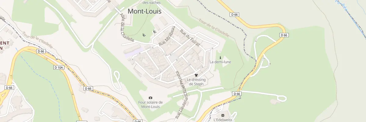 Plan du 7 Rue de la Révolution Française à Mont-Louis