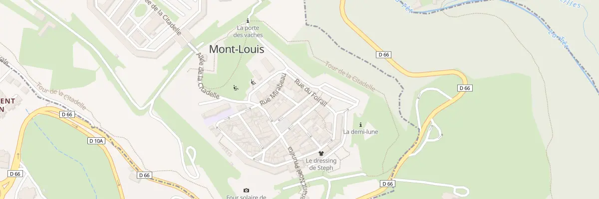 Plan du 3 Rue Emile Zola à Mont-Louis